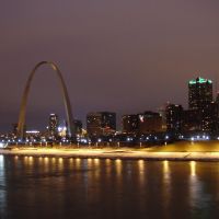 St. Louis Night from Eads Bridge, Сент-Луис
