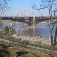 View Of The Eads Bridge From Jefferson Natl Park, St. Louis, MO, Сент-Луис