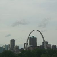 East St.Louis , Downtown from Illinois Side, Сент-Луис