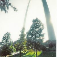Saint Louis Arch, From River Side, Сент-Луис