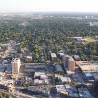 Downtown Arlington Heights Aerial Photo, Арлингтон-Хейгтс