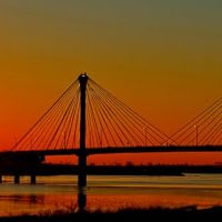 Clark Bridge Sunset, Вуд Ривер
