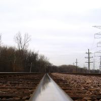 Rails near Big Bend Lake, Дес-Плайнс