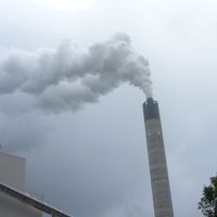 Smoke Stack Polluting The Environment, Springfield, Illinois., Кантон