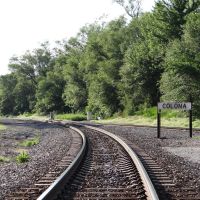 Railroad in Colona, IL, Колона