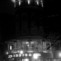 Park Ridge shops at night, Парк-Ридж