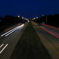 I-74 at dusk, Урбана