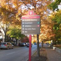 Campus of Indiana University (Indiana Ave. looking toward Kirkwood Ave), Блумингтон