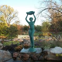 Statue of Tethys, Wellfield Botanical Garden; Elkhart, IN, Елкхарт