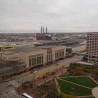 View of the Convention Center from the Hyatt Regency, Индианаполис