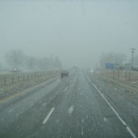 Snow on Interstate 65, Меридиан Хиллс