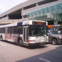 Indianapolis, Ikarus bus at the Airport, Меридиан Хиллс