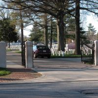Entrance to New Albany National Cemetery, Ekin Avenue, New Albany, Indiana, Нью-Олбани