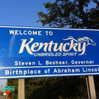 Welcome Sign to Kentucky, Нью-Олбани