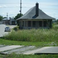 An abandoned rail depot in Richmond, Indiana, Ричмонд