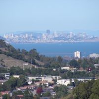Bevs view of SF from Belmont, Белмонт
