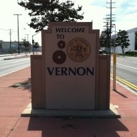 Vernon City Sign, Вернон