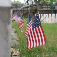 Cemetery on Memorial Day, Вудленд