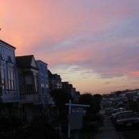 Sunset in daly city, California, Дейли-Сити