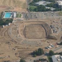 Starting construction of the new UC Davis Football Stadium, Дэвис