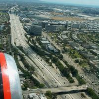 LAX Airport(flight from Las Vegas),San Diego Fwy(405), Инглвуд