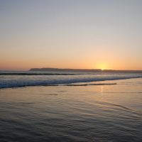 Ocean Sunset View from Coronado Island, San Diego, California, Коронадо