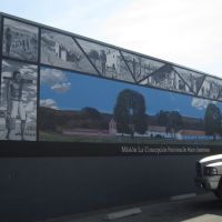 "La Purisima Mission"Mural in Lompoc, California, Ломпок