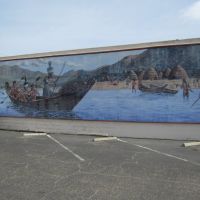 "Chumash Indians" Mural in Lompoc, California, Ломпок