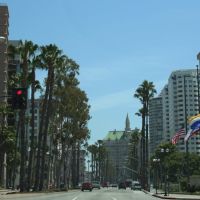 Long Beach - Intersection at Long Beach Blvd., Лонг-Бич