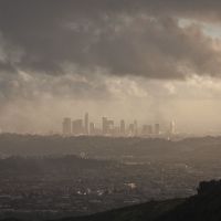 View of Los Angeles: Beaudry Loop heading -168°, Монтроз
