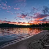 Sunset on Bass Lake, Мэйфлауер-Виллидж