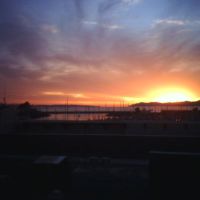 sunset in the marina, Олбани
