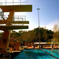 Diving Platforms at Rose Bowl Aquatic Center, Pasadena, CA, Пасадена