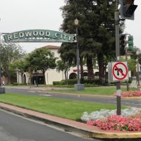 Redwood city,down town, Редвуд-Сити