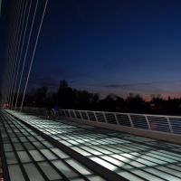 Sundial Bridge Deck at Sunset, Реддинг