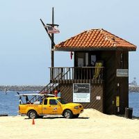 Lifeguard Tower & Vehicle - Redondo Beach - California - USA, Редондо-Бич