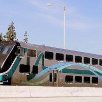 Metrolink Inbound from San Bernardino • 10 Fwy E. • Rosemead, CA, Сан-Габриэль