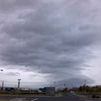 Undulatus clouds before the rain. San Carlos, CA., Сан-Карлос