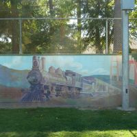 San Fernando, CA:  A Wall With a Mission  "Tunnel Station" "Estacion de Tunel" Nuestra Historia, Nuestra Memoria, Nuestro Honor, Nuestro Respeto; Our History, our Memory, our Honor, our Respect, mural, 2011, Сан-Фернандо