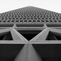 Transamerica building from the gound, Сан-Франциско