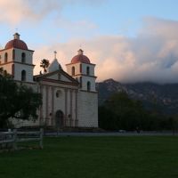 Santa Barbara Mission at Sunset, Санта-Барбара