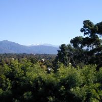 winter view of San Gabriel Mts. over Pasadena, Саут-Пасадена