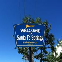 Santa Fe Springs City Sign, Серритос