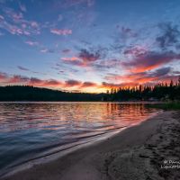 Sunset on Bass Lake, Фаунтайн-Вэлли