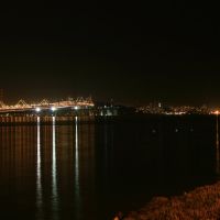 Bay Bridge ; night, Эмеривилл