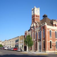 C L Hoover Opera House and other historic buildings on 7th street, downtown Junction City, KS, Джанкшин-Сити