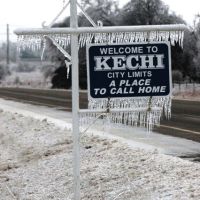 Kechi winter ice, Кечи