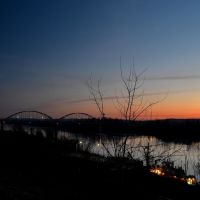 Centennial Bridge @sunrise, Ливенворт