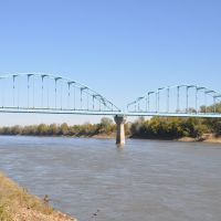 Bridge in Leavenworth. KS crossing the Missouri river, Ливенворт