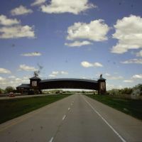 Fly Over on The Platte River Road, I 80 East, Kearney NE, USA, Нортон